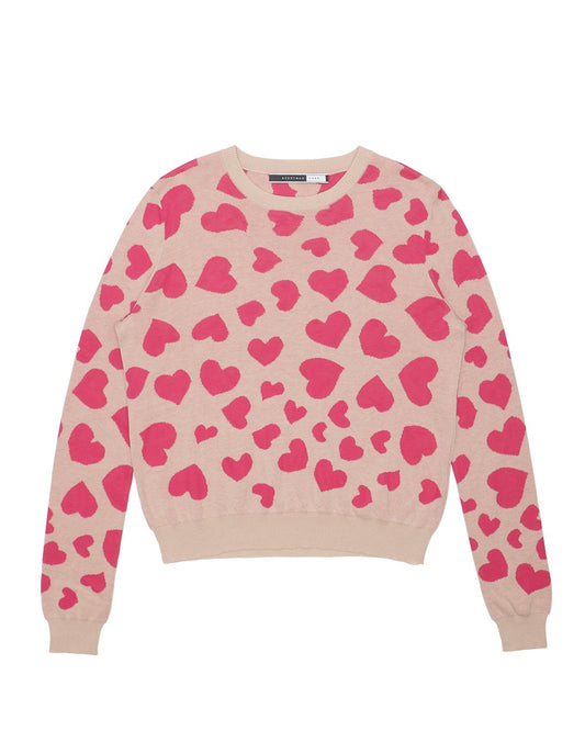 Love Pattern Sweater