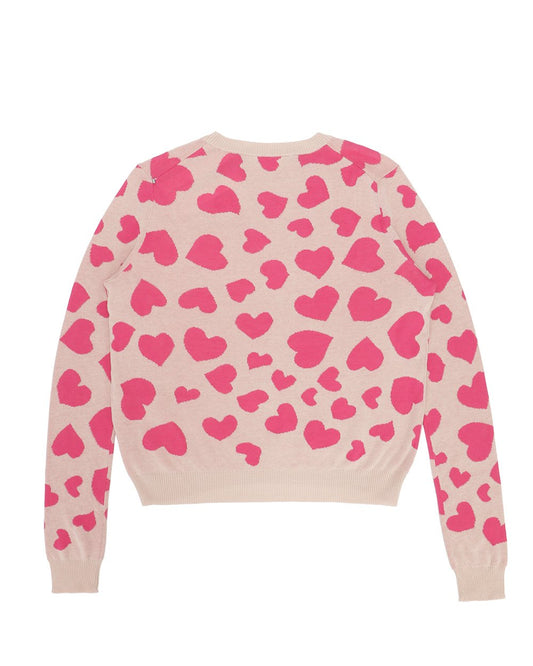 Love Pattern Sweater
