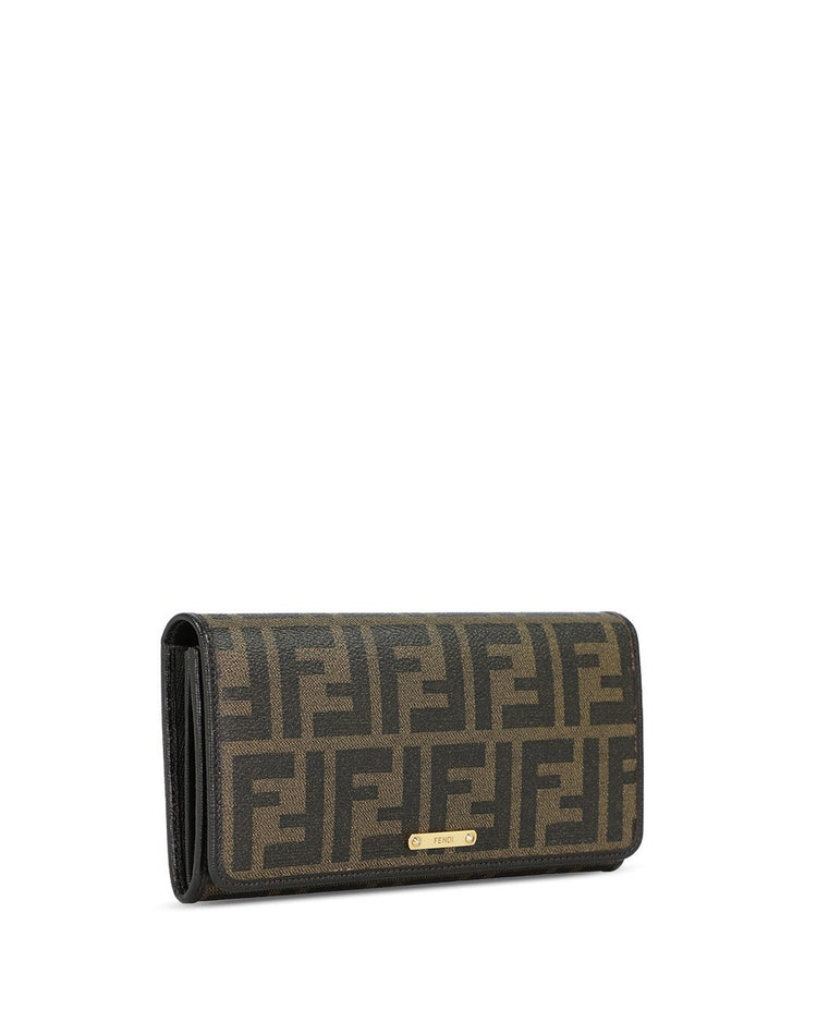 PVC Double F Logo Long Wallet