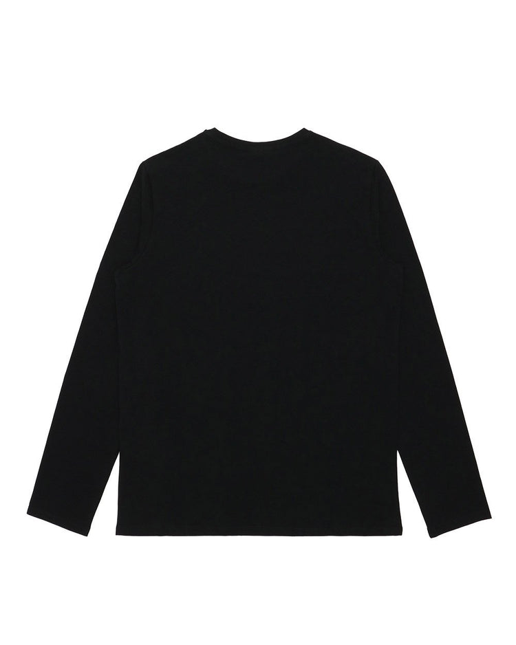 Cotton Long-Sleeved Round Neck T-Shirt - ISSI Outlet