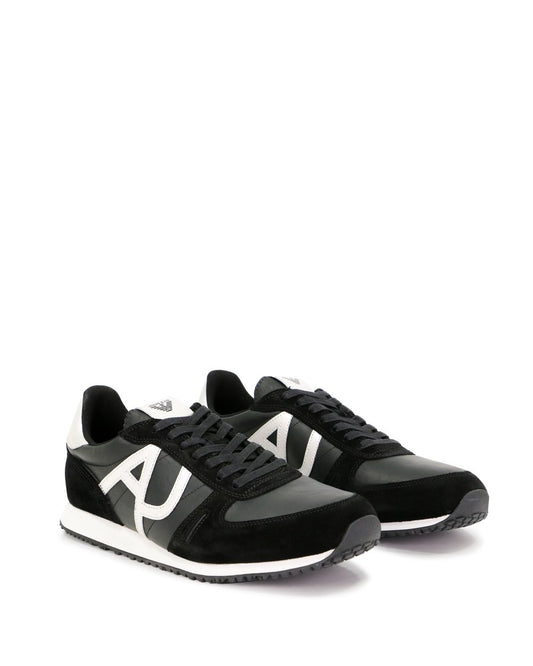 AJ Logo Print Sneakers - ISSI Outlet