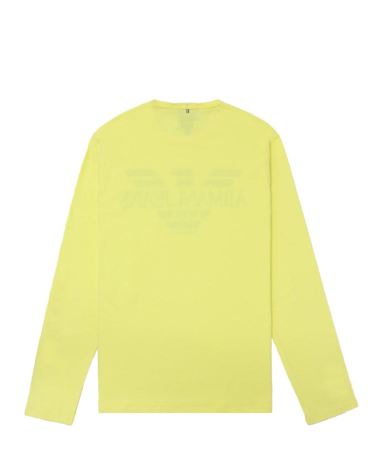 Cotton Logo Crew Neck Straight Long Sleeves T-Shirt - ISSI Outlet
