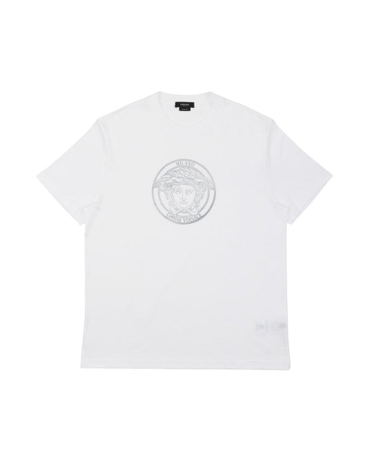 Logo Short Sleeves Round Neck T-shirt