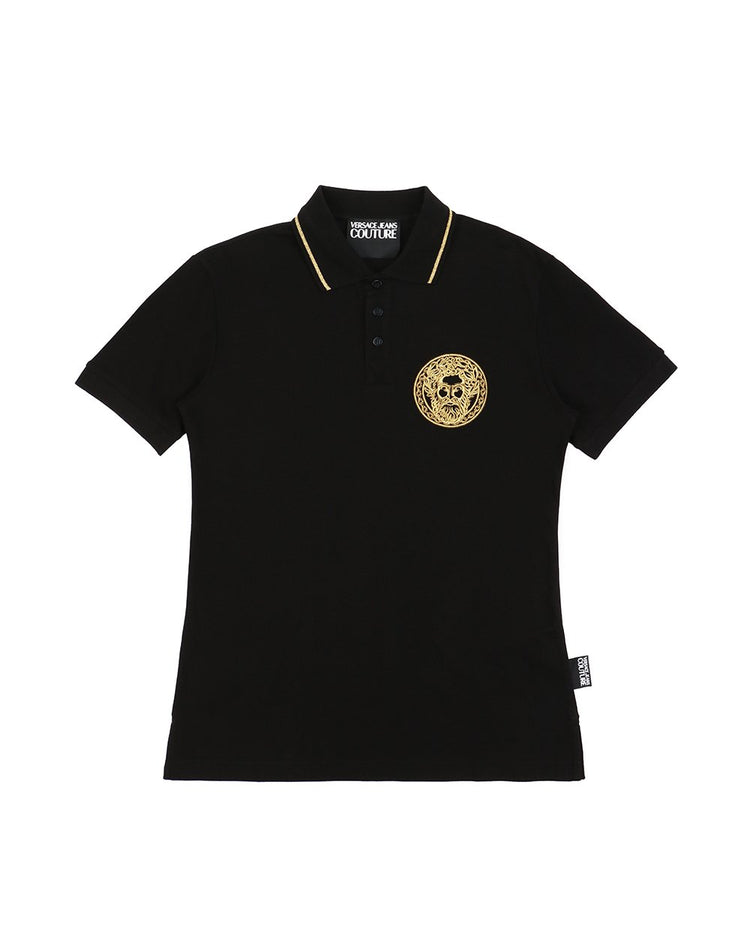 Embroidered Short Sleeves Polo Shirt