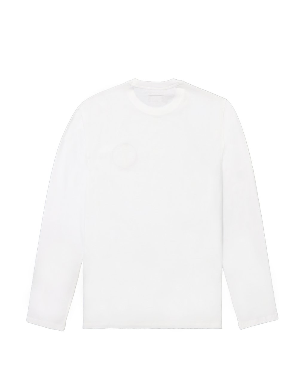 Cotton Logo Crew Neck Straight Long Sleeve T-Shirt - ISSI Outlet
