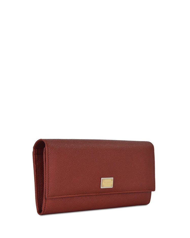 Leather Long Wallet