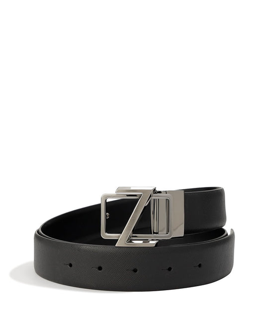 Logo Metal Buckle Belt - ISSI Outlet