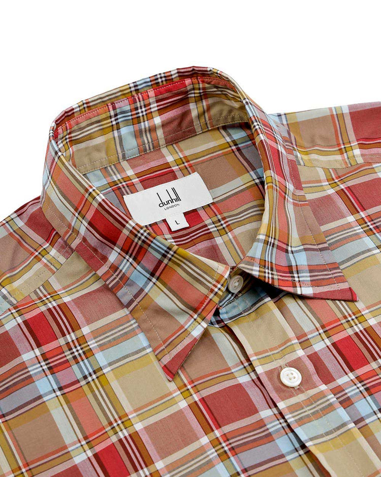 Checked Cotton Short Sleeves Shirt - ISSI Outlet