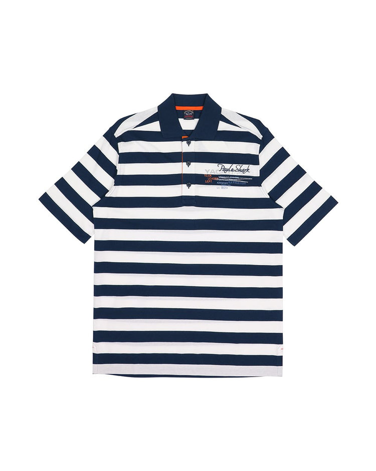 Stripe Cotton Polo Shirt - ISSI Outlet