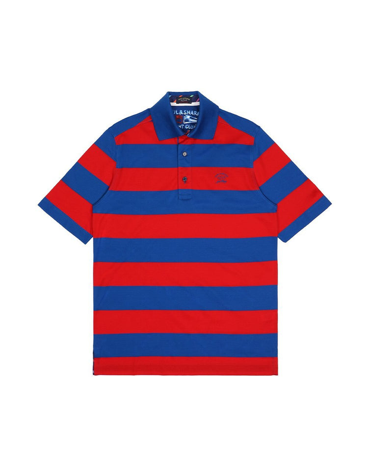 Stripe Cotton Polo Shirt