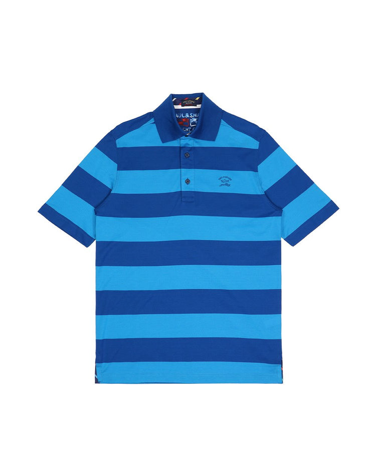 Stripe Cotton Polo Shirt - ISSI Outlet