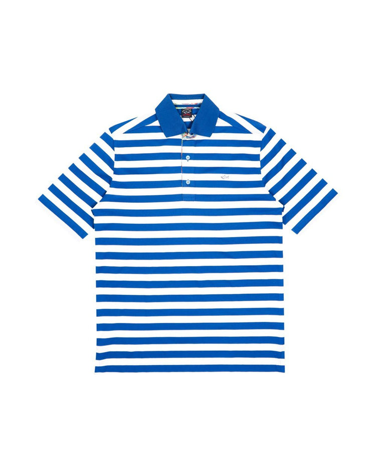 Stripe Cotton Polo Shirt