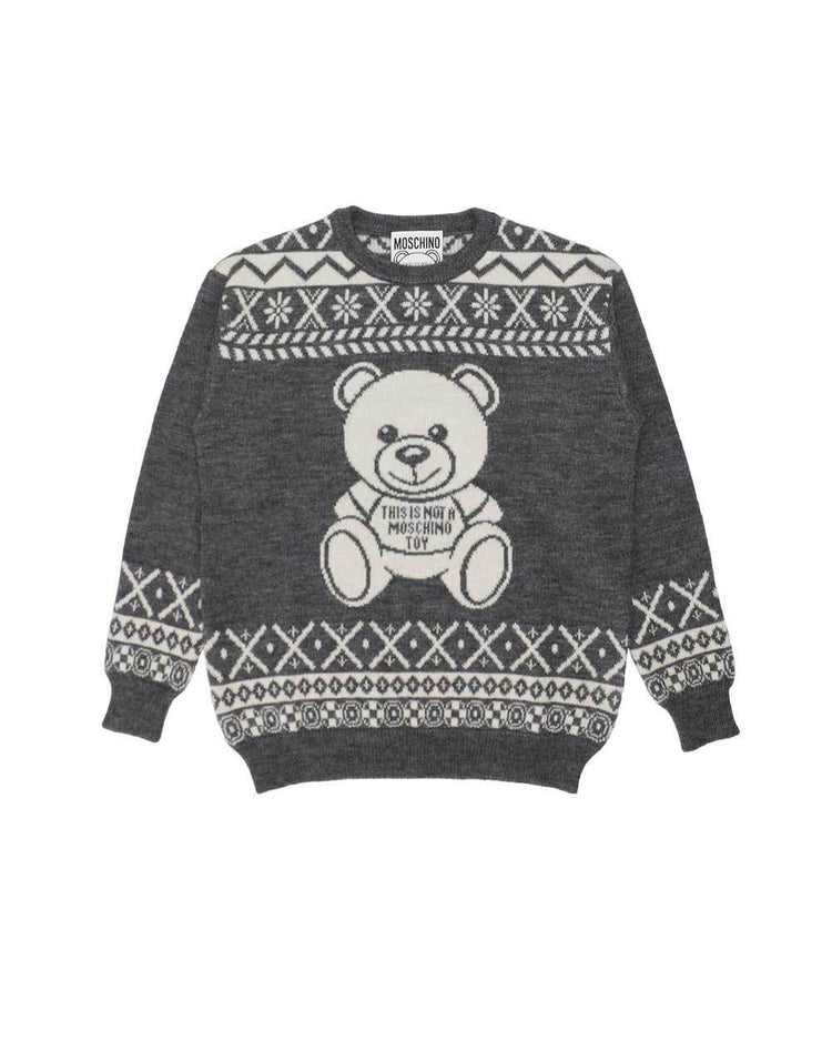 Knitted Pattern Sweater - ISSI Outlet