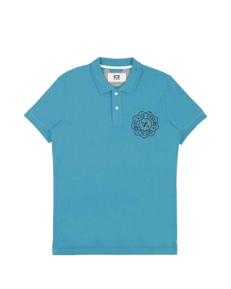 Printed Short Sleeves Polo Shirt