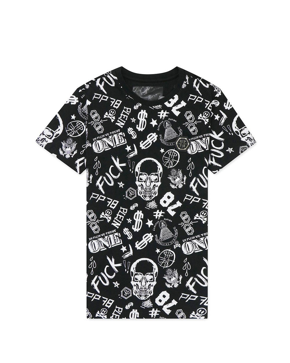 Print Round Neck Short Sleeves T-Shirt - ISSI Outlet