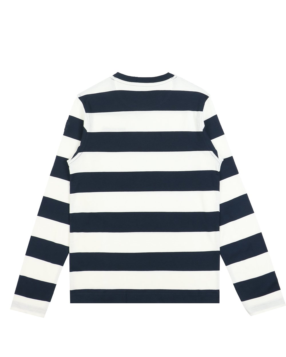 Classic Embroidered Striped Slim Long Sleeve T-Shirt - ISSI Outlet