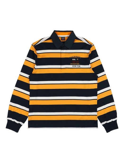 Classic Embroidered Striped Long Sleeve T-Shirt - ISSI Outlet