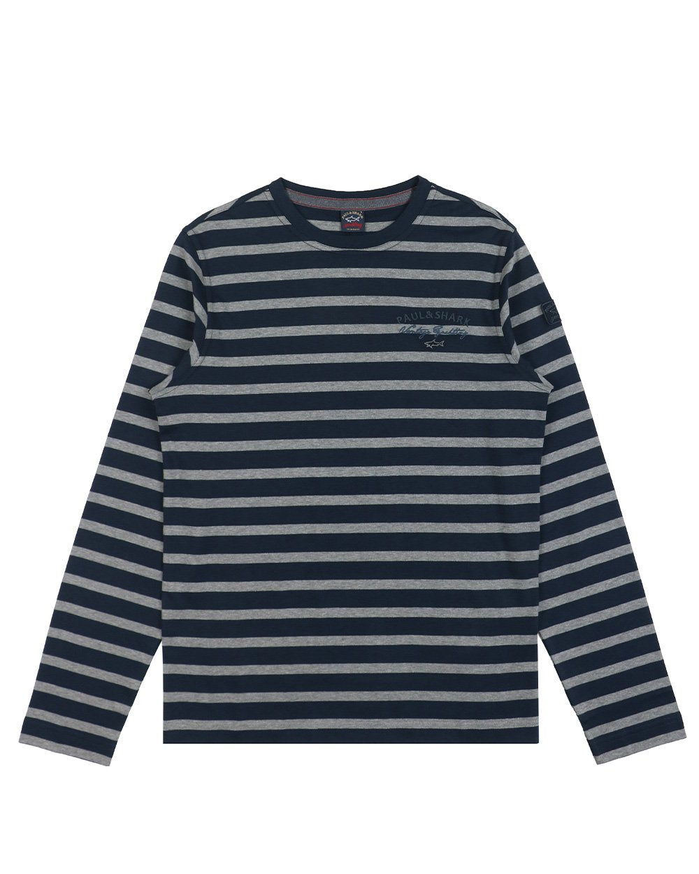 Long Sleeves Stripe Cotton T-Shirt - ISSI Outlet
