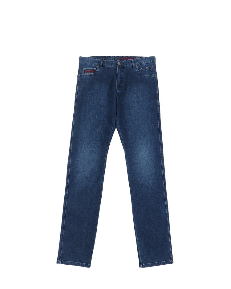 Elastic Cotton Jeans