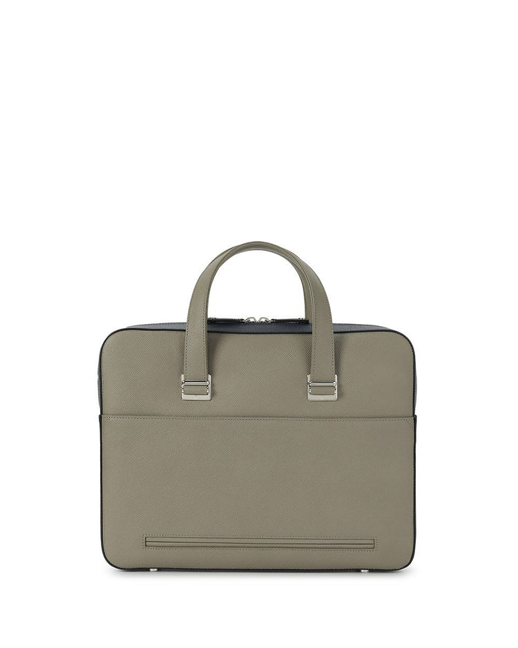 Mallette Classique Leather Briefcase - ISSI Outlet