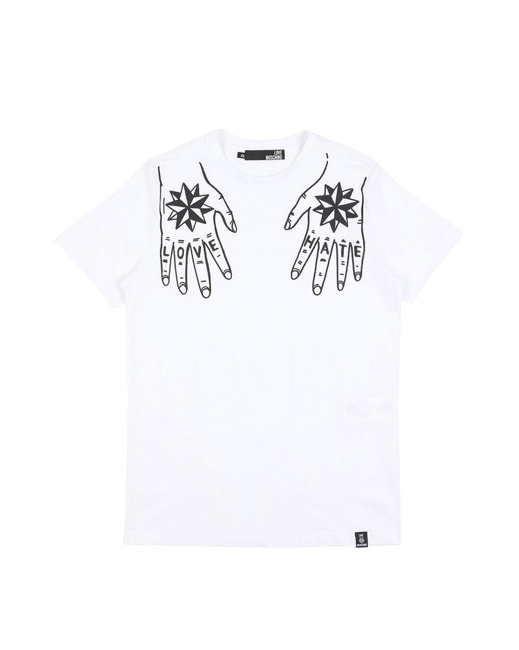 Printed Crew Neck Short Sleeves T-Shirt