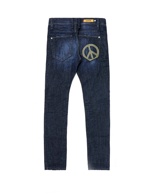 Classic Skinny Jeans with Metal Logo - ISSI Outlet