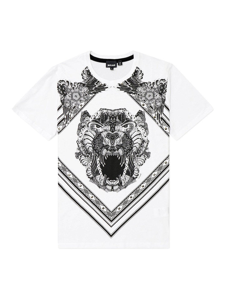 Printed Round Neck Short Sleeves T-Shirt - ISSI Outlet