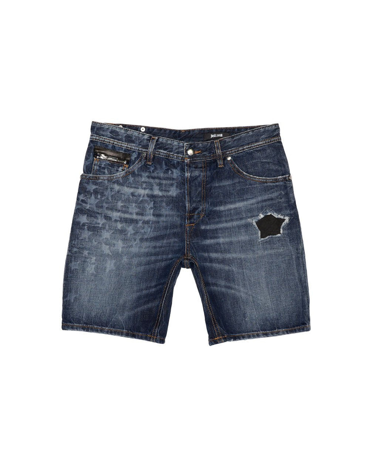 Just Cavalli Star Pattern Short Jeans