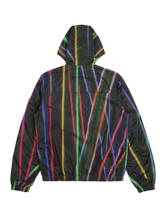 Neon Colored Hooded Zip Jacket