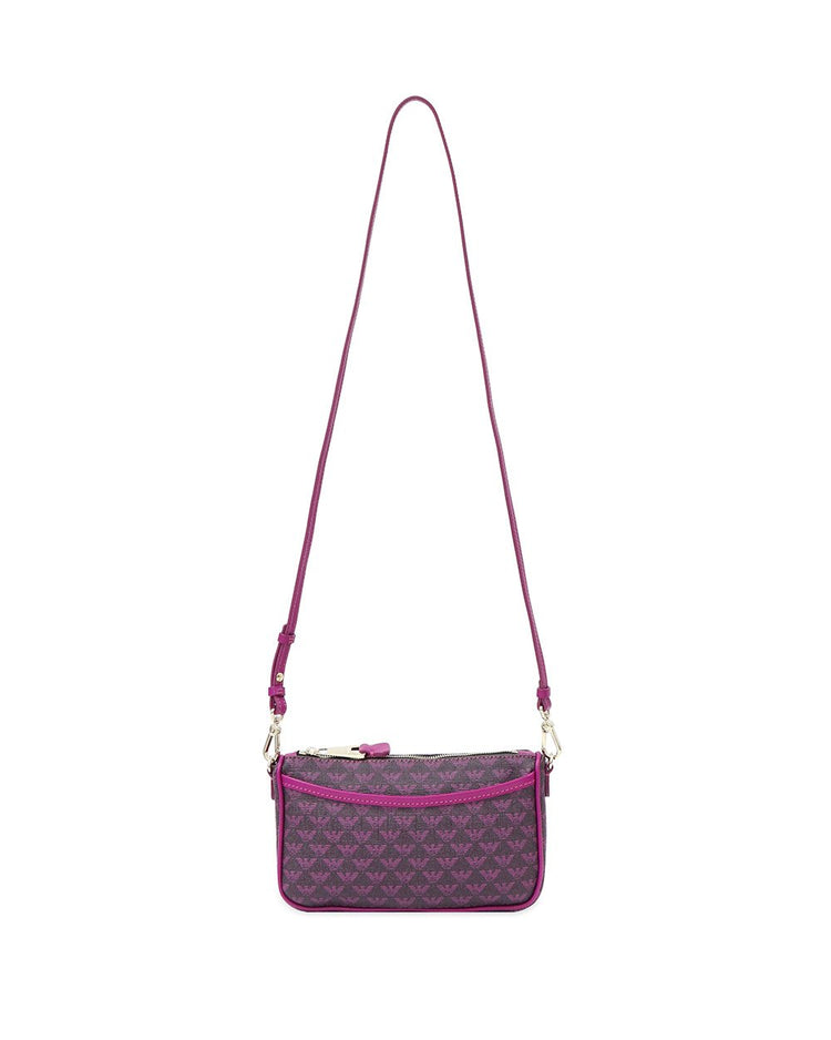 PVC Mixed Leather Shoulder Bag