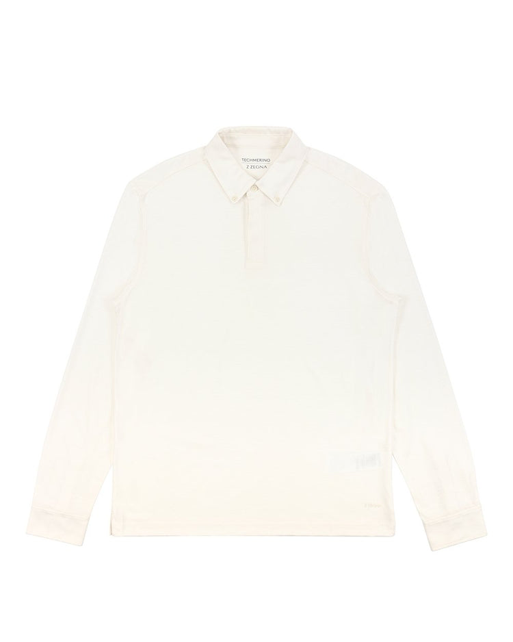 Cotton Long Sleeves Polo Shirt